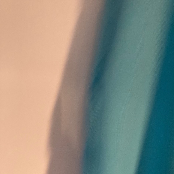 Talbots capri pant,size 12,never worn, front pockets,side zipper, aqua blue - Picture 3 of 6